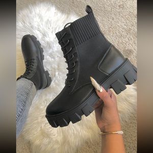 Black Combat Boots